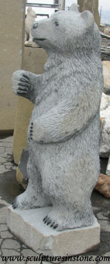 Stone Sculpture Bear